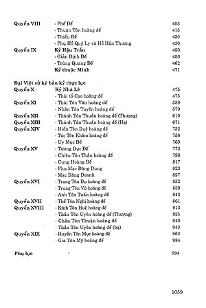 Đại Việt Sử Ký Toàn Thư Trọn Bộ