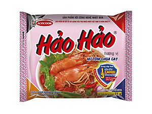 Thùng 30 gói mì Hảo Hảo Tôm Chua Cay 75g