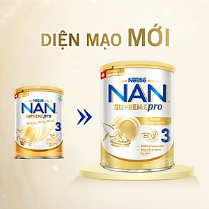 Sữa bột Nestlé NAN SUPREMEPRO 3 800g nhập khẩu Đức đạm Gentle Optipro ngừa mẫn cảm Tặng Đồ Chơi Bàn Kèm Chữ Cái (Dành cho trẻ từ 2 - 6 tuổi)