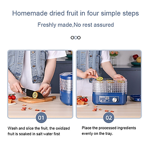 Máy sấy thực phẩm và trái cây Frunuts L-01D -Hàng chính hãng