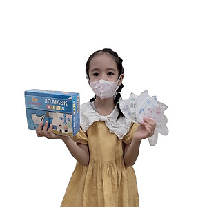 Khẩu trang 3D Mask Trẻ em Gia Mỹ hộp 50 cái