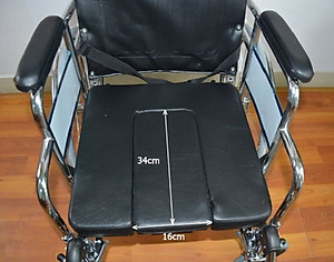 Xe lăn cao cấp đa năng Lucass X607 ngả nằm có bô, thắng và 2 bánh xe chống lật 