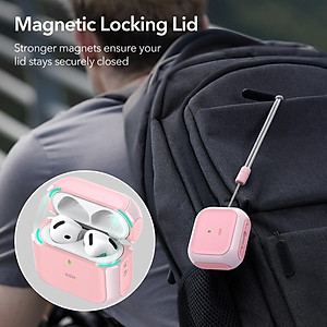 Bao Case ESR Orbit Hybrid Case with HaloLock cho AirPods 4 - Hàng Chính Hãng