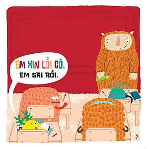 Sách Bé Tự Rèn Tính Tốt: Bé Quái Vật Biết Xin Lỗi