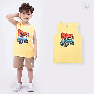 Áo ba lỗ bé trai BIGFOX - MISS MEOW chất cotton mền mịn họa tiết đẹp size trẻ em 3,4,5,6,7,8 tuổi