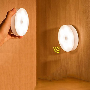 Đèn LED cảm biến chuyển động cảm biến thông minh, ánh sáng bảo vệ mắt, sạc pin USB đời mới, dán tường, tủ quần áo, cầu thang, phòng ngủ… Cảm Ứng không dây - Giao Màu Ngẫu Nhiên