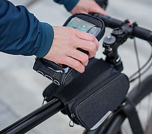 Túi gắn ống ngang tương thích với điện thoại cảm ứng Sahoo Urban Doube Top tube bag with Smart phone Holder