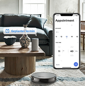 Robot Hút Bụi Lau Nhà Xiaomi X20 Max Xòe Giẻ, Chổi Tricut Hạn Chế Tóc Rối Giặt Nước Nóng Lực Hút 8000 Pa- Hàng Chính Hãng