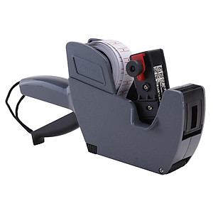 Máy bắn giá 8 số Deli, Ghi xám - 1 chiếc - E7504