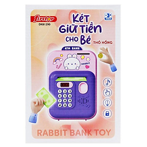 Ống Heo Tiết Kiệm Tiền - Firstar DK81290 - Thỏ Hồng