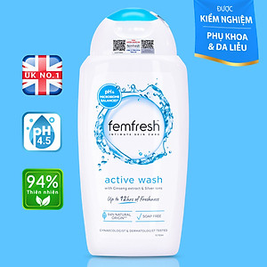 Dung dịch vệ sinh cho cả nữ và nam Femfresh Anh giúp làm sạch sẽ, thơm mát, ngăn ngừa viêm, ngứa, nấm phụ khoa - OZ Slim Store