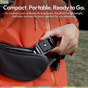 Ulanzi UKA07 - Bộ Kẹp Balo Máy Ảnh GoPro Tháo Nhanh, Bền Nhẹ 94g, Chịu Tải 10kg, Tương Thích Uka & F38 - Hàng Chính Hãng