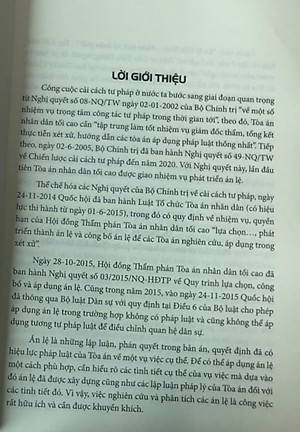 Án lệ Việt Nam – Phân tích và luận giải (Tập 2: từ án lệ 44 đến án lệ 70) – tái bản lần thứ nhất