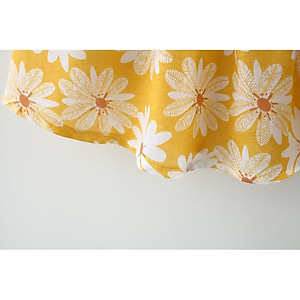  Váy Hai Dây Mùa Hè Bé Gái Lưng Nơ To ,Họa Tiết Hoa Cúc, Chất Mát, Anna store