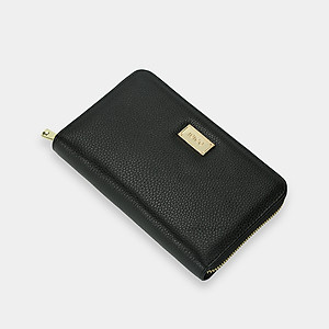 Ví nữ da thật cầm tay, ví da nam nữ nhiều ngăn, đựng vừa passport tích hợp công nghệ RFID Blocking IDIGO FW1 - 4311