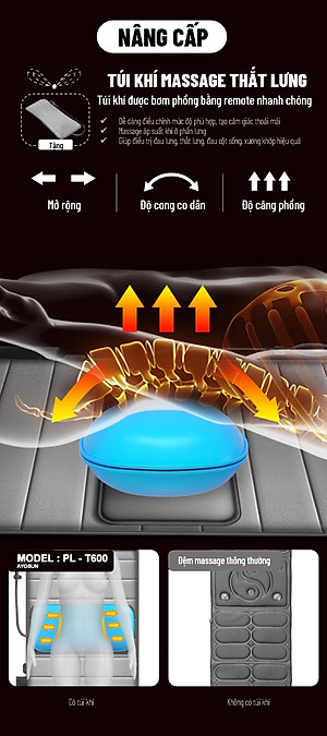 Đệm Massage Toàn Thân aYosun PL - T600 