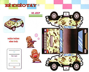 Sách Cắt Và Dán Hình 3D - Bé Khéo Tay