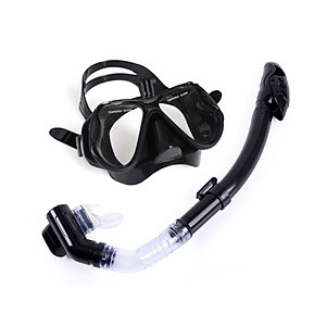 Mặt Nạ Lặn Kính Cường Lực YESURE chất liệu Polycarbonate chống hơi nước, dây đeo và phần viền silicon tạo cảm giác thoải mái khi đeo , chống tia UV có chân gắn Gopro - Kèm ống thở van 1 chiều cao cấp