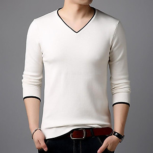 Áo Len Nam Quảng Châu Cổ Tim - Có Big size