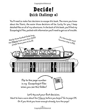 Escape This Book! Titanic