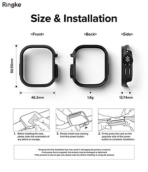 Bộ 2 Ốp dành cho Apple Watch Ultra 3/2/1 RINGKE Slim - Hàng Chính Hãng