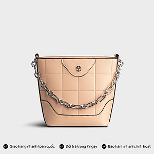 Túi Yuumy ( Thời trang nữ họa tiết hình vuông - Túi đeo chéo da Seasand YN193 )