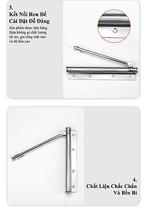Bản Lề Đóng Cửa Tự Động Mẫu Mới KUNBE Phù Hợp Cửa Vừa Và Nhẹ Dễ Đóng Mở Không Gây Hư Hỏng Cửa