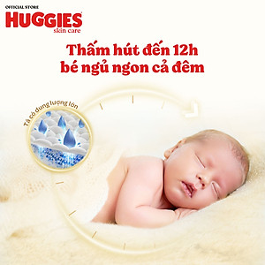 [Tặng kèm miếng] Tã dán sơ sinh Tràm Trà Tự Nhiên Huggies NB40/NB70/S54/S80