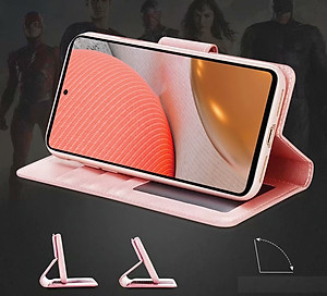 Bao da dạng ví dành cho Samsung Galaxy A52 chính hãng Hanman có quai cài
