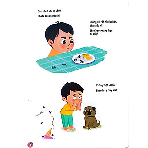 Sách Bộ Song Ngữ 5 Cuốn Ứ Ừ Con Ghét (Việt-Anh) - Tập 5: Hóa Ra Côn Trùng Không Đáng Ghét, Mẹ Nhỉ?