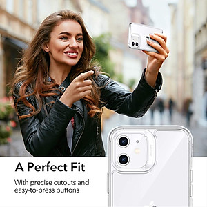 Ốp Lưng Cho iPhone 12 Mini / 12 & 12 Pro / 12 Pro Max ESR Echo Tempered Glass Hard Case (Mặt Lưng Kính Cường Lực) - Hàng Nhập Khẩu