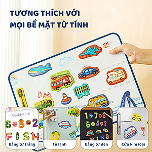 Bảng chữ cái tiếng anh và bảng số nam châm cho bé Mideer Letter Magnets - Number Magnets, Đồ chơi cho bé 3,4,5,6 tuổi