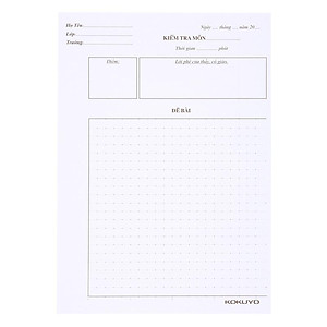 Bộ Túi Kiểm Tra Campus TP-SMT70-15 - Bao Bìa Màu Xanh