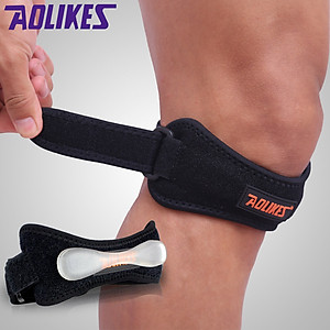 Đai bảo vệ đầu gối AOLIKES A-7918 đệm silicone hỗ trợ xương bánh chè Magnetic Knee Support Belt