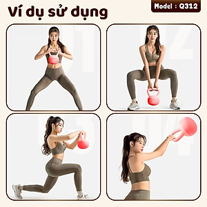 BG Tạ Bình Q312 - 8kg Cao Su Mềm, chuông Ấm, Tạ Ấm