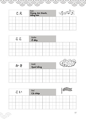 Sách Tập Viết Tiếng Nhật Bảng Chữ Cái Hiragana