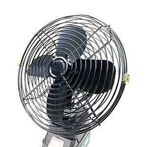 Quạt Tích điện Dùng Pin Rời 10 Cell 48V Metal (có Xoay)