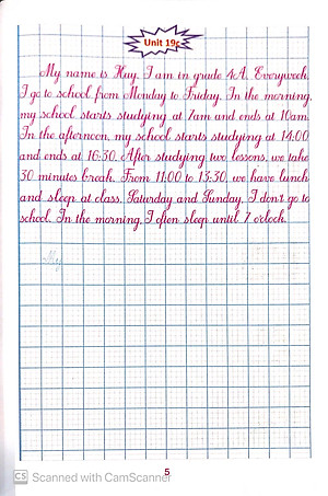 Sách Luyện Viết Tiếng Anh Trình Bày Trên Giấy Ô Li Dành Cho Học Sinh Lớp 4 Tập 2