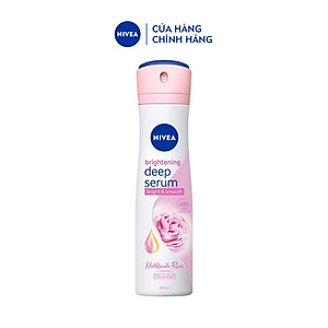 Xịt Ngăn Mùi NIVEA Serum Sáng Mịn Hương Hoa Hồng Hokkaido (150 ml) - 85304