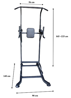 Xà Đơn Xà Kép Đa Năng T056 Điều Chỉnh Chiều Cao Di Động Đại Nam Sport + Kèm Găng Tay Tập Xà