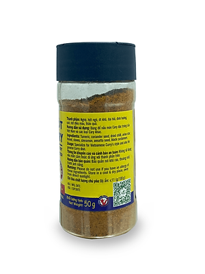 Combo 3 hũ Bột Cà Ri Việt Ấn (50gr/hũ)