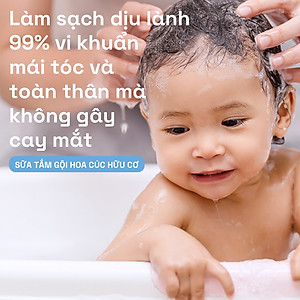 Sữa tắm gội dịu lành cho bé Cetaphil Baby Wash & Shampoo with Organic Calendula 400ml
