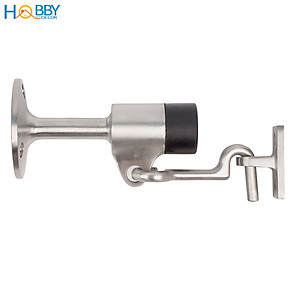 Đồ chặn cửa đệm cao su có móc giữ cửa inox 304 Hobby home decor CC10