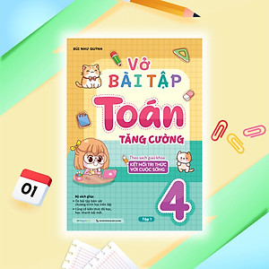 Vở bài tập Toán tăng cường lớp 4 tập 1 (Theo sách giáo khoa kết nối tri thức với cuộc sống)