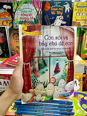 Con Sói Và Bảy Chú Dê Con (Truyện Dành Cho Trẻ Từ 3 Tuổi ) - Truyện Song Ngữ Anh - Việt