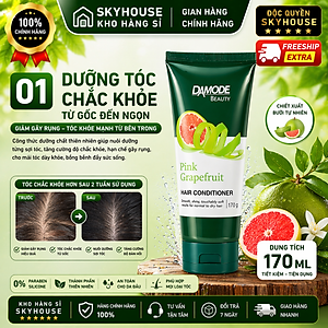 Dầu xã mềm mượt tóc ngăn ngừa chẻ  ngọn cao cấp độc quyền Damode Pink Grapefruit Conditioner chai 170ml