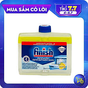 Dung dịch vệ sinh máy rửa bát Finish 250ml (thị trường Đức) - Giao ngẫu nhiên