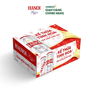 Bia Hanoi Premium phiên bản Tết 2026 - Thùng 24 lon 330ml