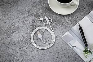 Dây Cáp Sạc 3 Trong 1 MicroUSB/USB Type-C/Li - MiLi 1m - HI-L31 - Hàng Chính Hãng