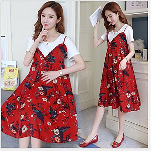 ĐẦM BẦU CÔNG SỞ YẾM HOA ( kèm áo thun )